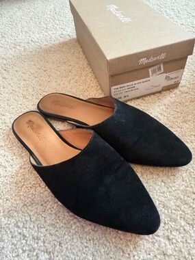 Madewell suede mule, size 8.5
